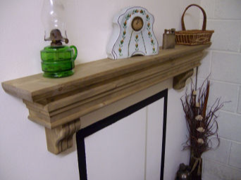 Old World with Corbels Mantel Shelf